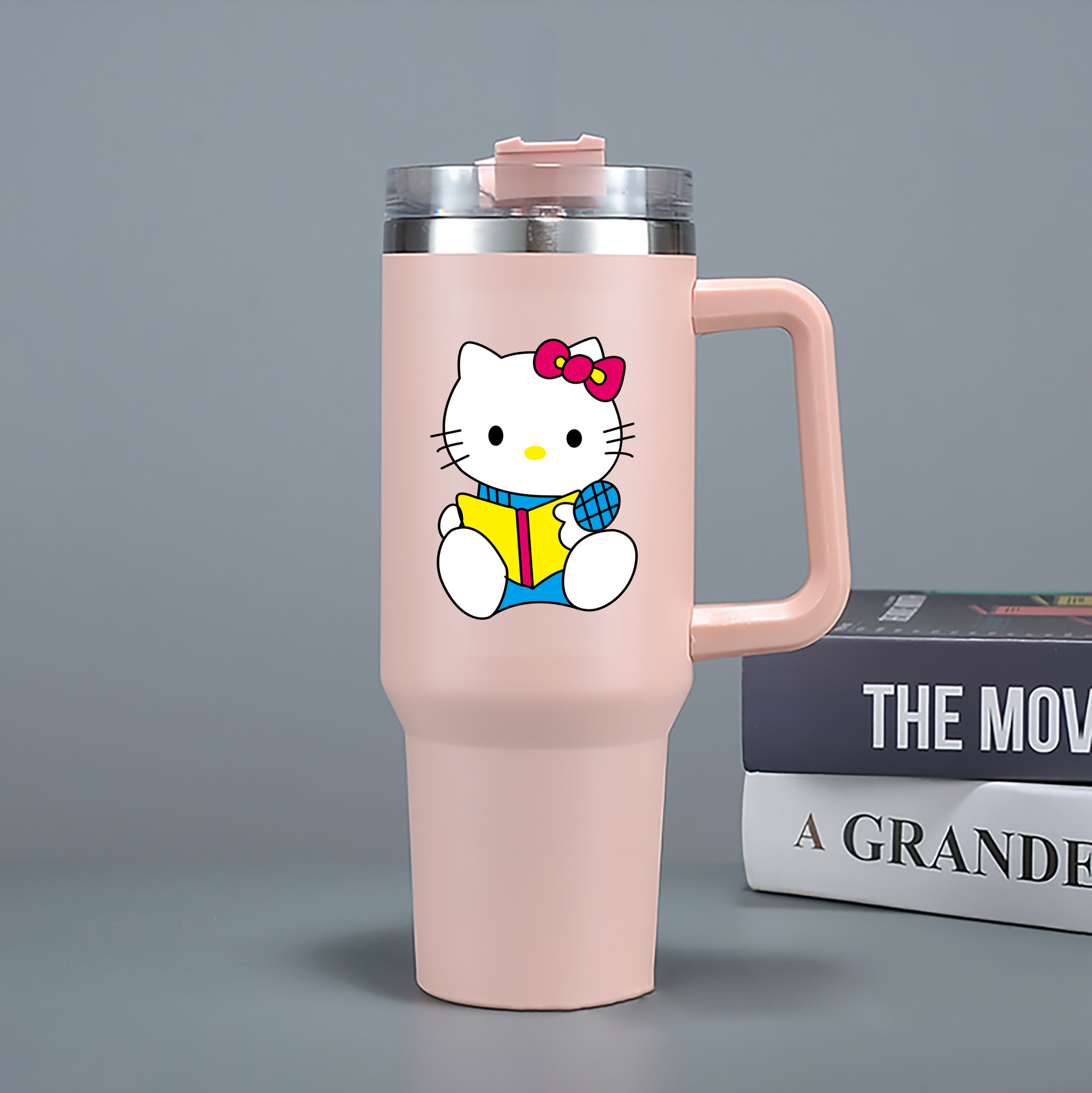 （画像用） Hello Kitty ハローキティ 1200mL車用タンブラー（カラープリント）